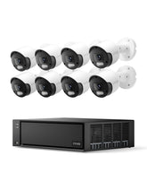 N3618 4K 16CH PoE Bullet Security Camera System with Color Night Vision(Not Included HDD)