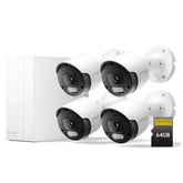CYVIO 4K 8CH Color Night Vision PoE Camera System with 64GB microSD Card - N2834 Lite