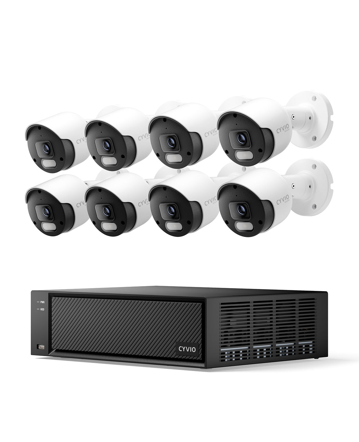4K 16CH PoE Bullet Security Camera System with Color Night Vision