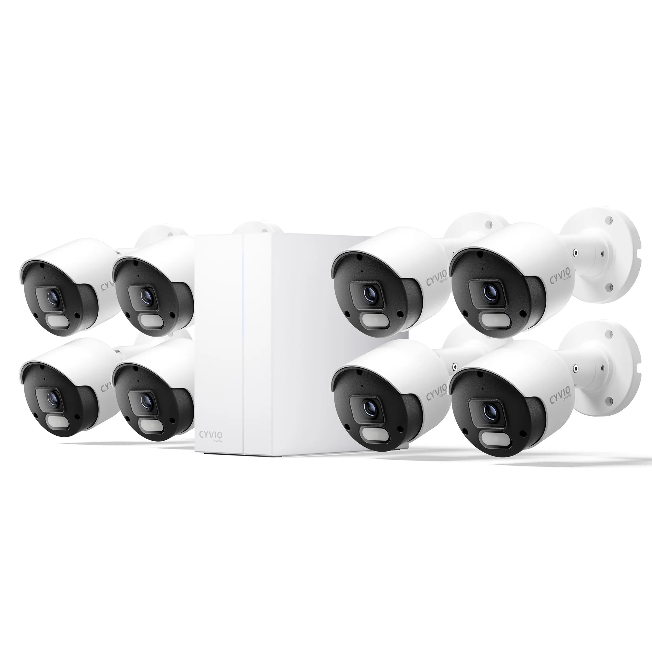 N2838 4K Ultra HD Full Color Night Vision Ultra HD PoE Security Cameras System – 8CH 8 Cameras with 2TB HDD