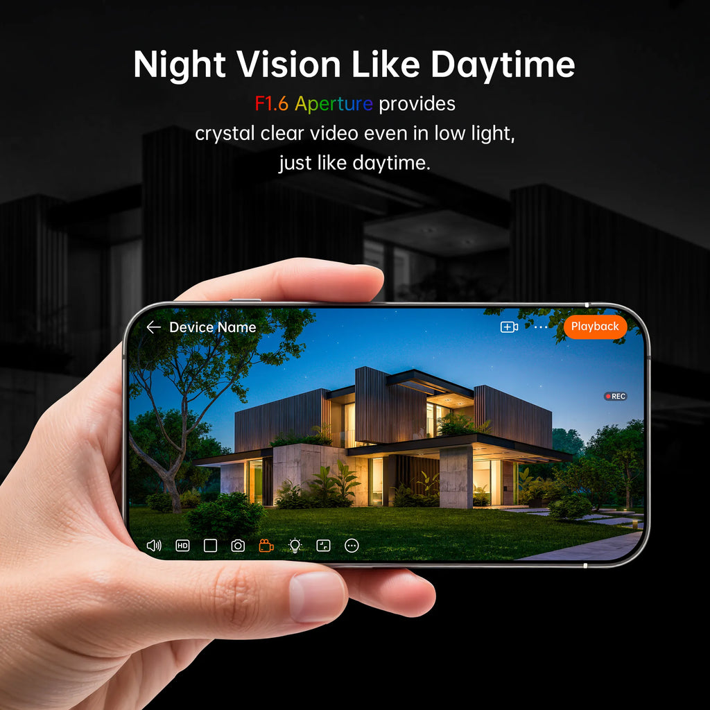 N2834 Lite 4K 8CH Color Night Vision PoE Security System with 64GB microSD Card