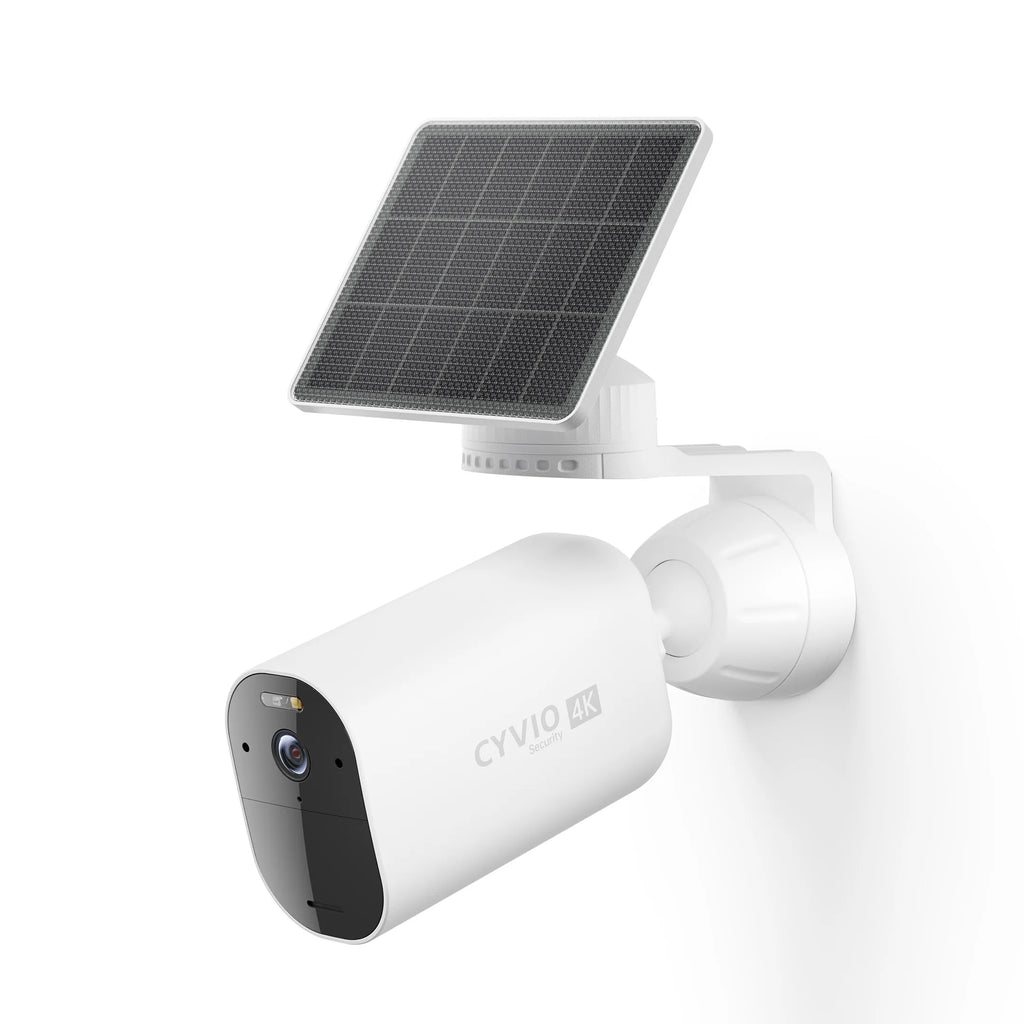 CYVIO 4K Wireless Battery & Solar Power Secuirty Camera with 16GB microSD Card