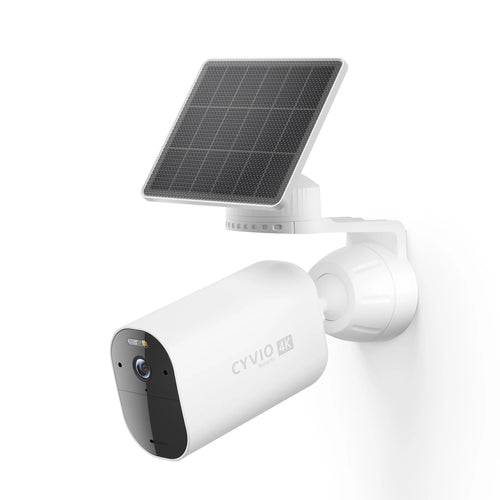 CYVIO 4K Wireless Battery & Solar Power Secuirty Camera with 16GB microSD Card