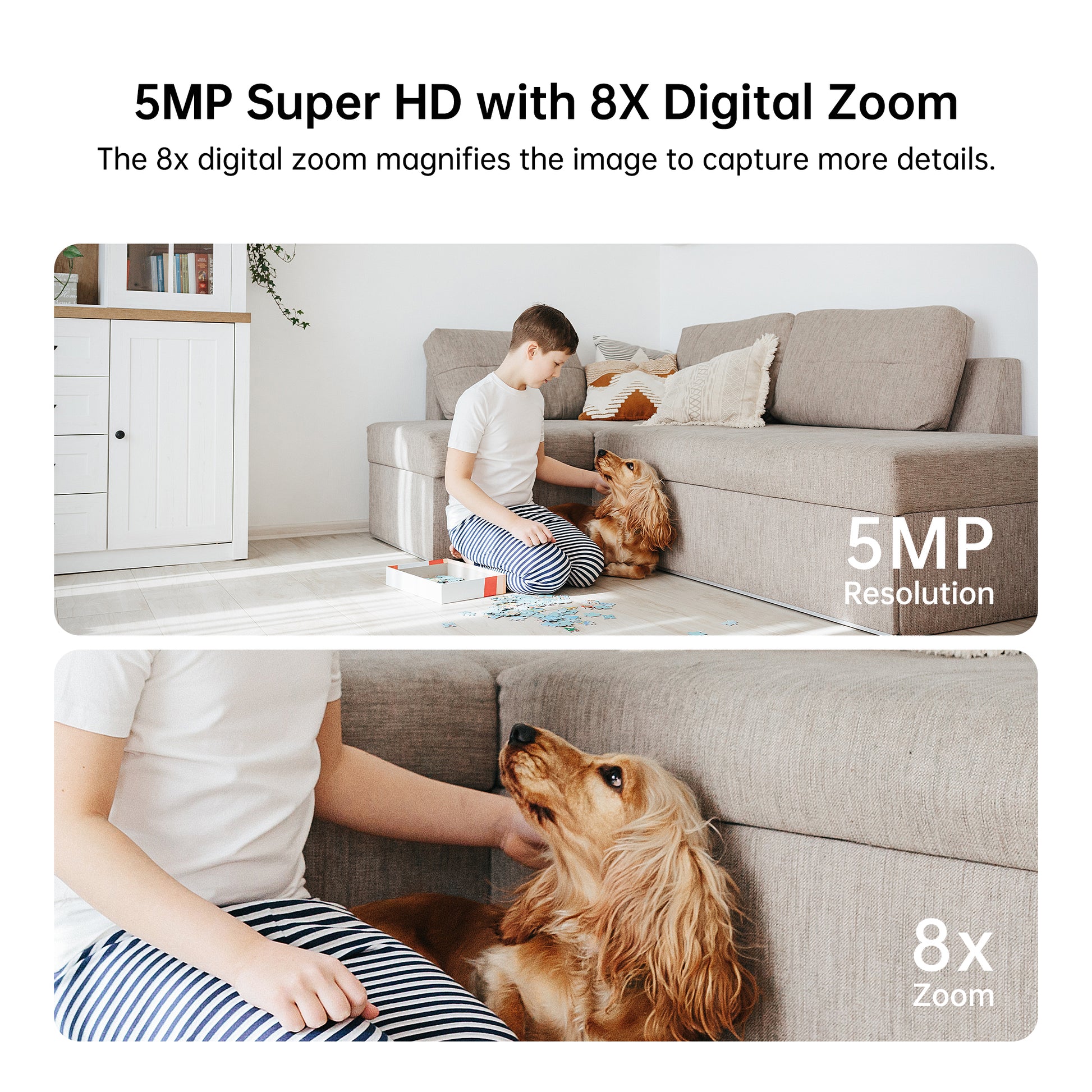 C2 5MP 360°  PTZ Wi-Fi Indoor Security  Camera with Human Tracking